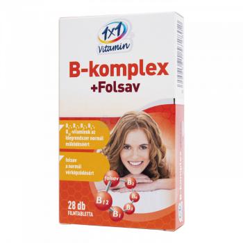 1×1 Vitamin B-komplex + folsav filmtabletta 28 db