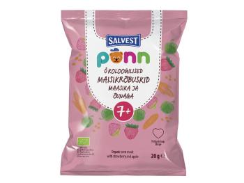 SALVEST Põnn BIO Chrumky jahodové 20g
