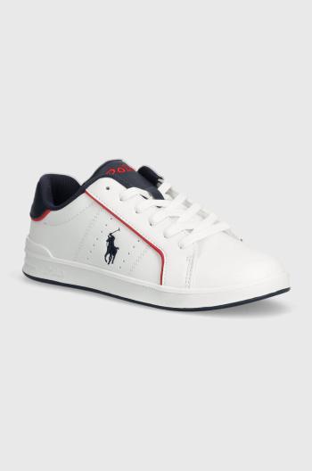 Detské tenisky Polo Ralph Lauren biela farba