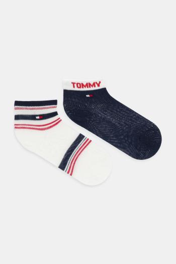 Detské ponožky Tommy Hilfiger 2-pak tmavomodrá farba, 701236336
