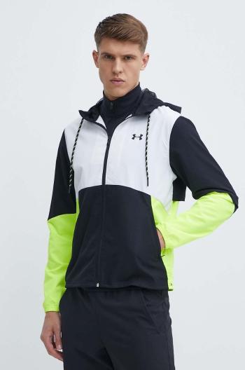 Vetrovka Under Armour Legacy biela farba, prechodná