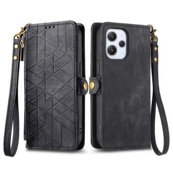 GEOM Peňaženkové puzdro pre Xiaomi Redmi 12 čierne