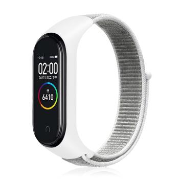 NYLON Vymeniteľný remienok pre Xiaomi Smart Band 7 šedý