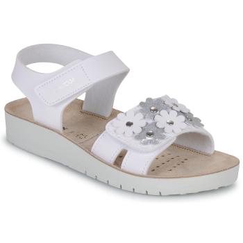 Geox  J SANDAL COSTAREI GI  Sandále Biela