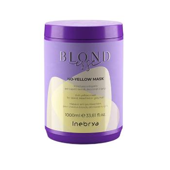 Inebrya Maska proti žltým odleskom Blondesse No-Yellow (Anti-Yellow Mask) 1000 ml