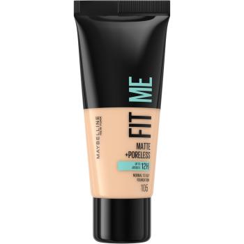 MAYBELLINE NEW YORK Fit me Matte + Poreless make-up 105 Natural Ivory 30 ml