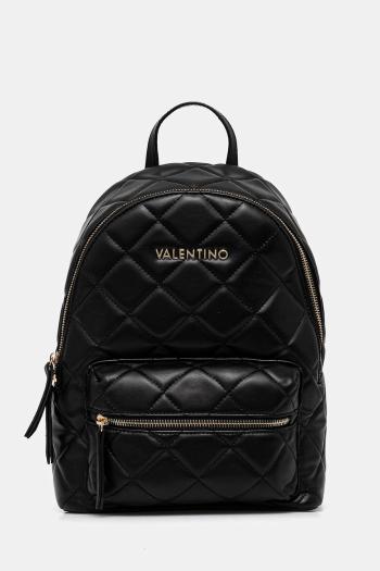 Ruksak Valentino Bags dámsky, čierna farba, malý, s nášivkou, VBS3KK37R