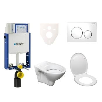 Cenovo zvýhodnený závesný WC set Geberit na zamurovanie + WC S-Line S-line Pro 110.302.00.5ND4