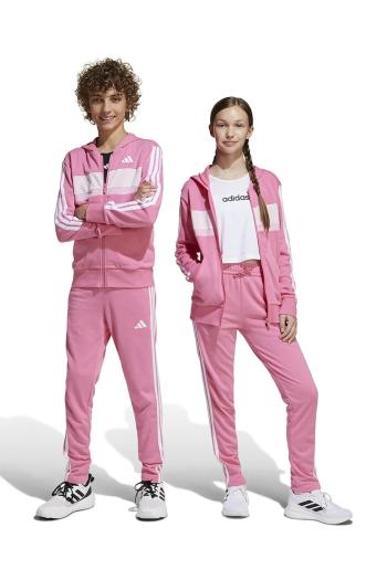 Detská tepláková súprava adidas ružová farba, JI6037