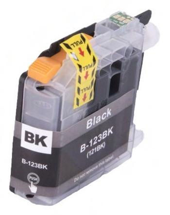 BROTHER LC-123 - kompatibilná cartridge, čierna, 600 strán