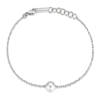 Brosway Strieborný náramok s umelou perlou Infinite White Fancy FIW137