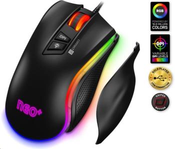 CONNECT IT NEO+ profesionálna optická herná myš so softvérom, čierna