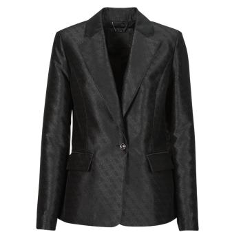 Guess  DILETTA LOGO BLAZER  Bundy Čierna