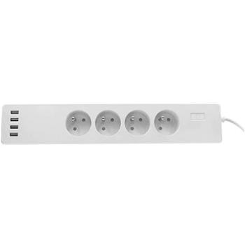 iQ-Tech SmartLife WT004, WiFi 4× zásuvka + 4× USB, 10 A (IQTWT004)