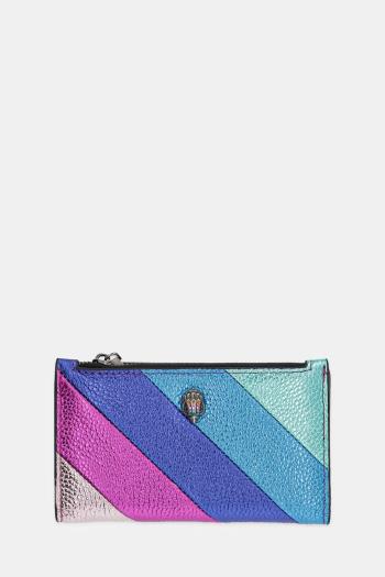 Kožená peňaženka Kurt Geiger London KENSINGTON modrá farba, 4704169109
