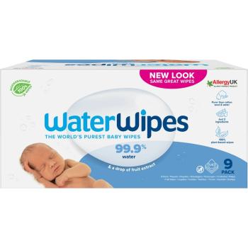 Water Wipes Baby Wipes 9 Pack detské jemné vlhčené obrúsky 9x60 ks