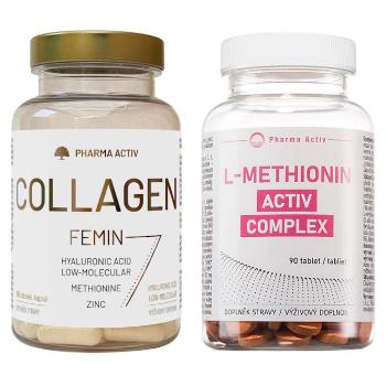 PHARMA ACTIV Collagen femin 90 kapsúl + L-metionín activ complex 90 tabliet