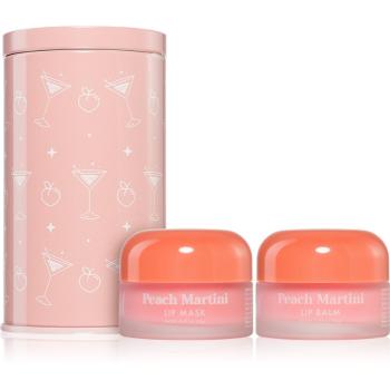 Barry M Lip Care Duo darčeková sada na pery s vôňou Peach Martini