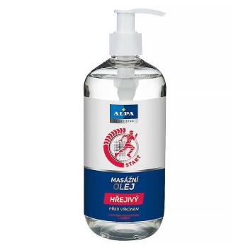 ALPA masážny olej hrejivý 500 ml