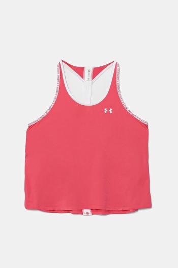 Detský top Under Armour ružová farba