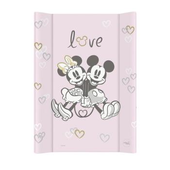 CEBA Podložka prebaľovacia s pevnou doskou COMFORT (50x70) Disney Minnie & Mickey Pink