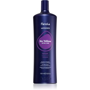 Fanola Wonder No Yellow Extra Care Mask maska na vlasy neutralizujúci žlté tóny 1000 ml