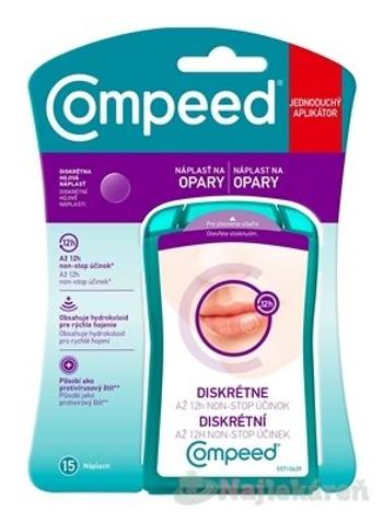 Compeed NÁPLASŤ na opary 15 ks