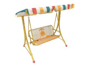 Chomik Detská záhradná hojdačka CHILL | žltá 117 cm