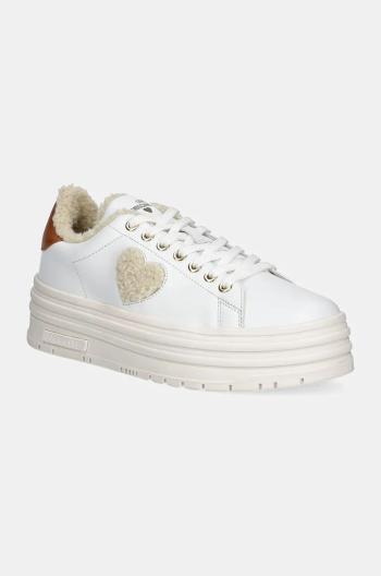 Tenisky Love Moschino biela farba, JA15366G0LIAR10A