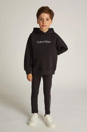 Detská súprava Calvin Klein Jeans 0 čierna farba, IU0IU00685
