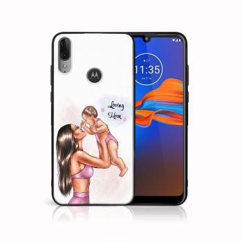 MY ART Silikónový obal Motorola Moto E6 Plus LOVING MOM (115)