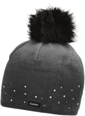 Eisbär Dip Dye Lux Crystal Womens Beanie Grey Print/Black UNI Čiapka