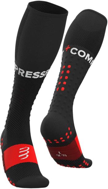 Compressport Full Run Black T2 Bežecké ponožky