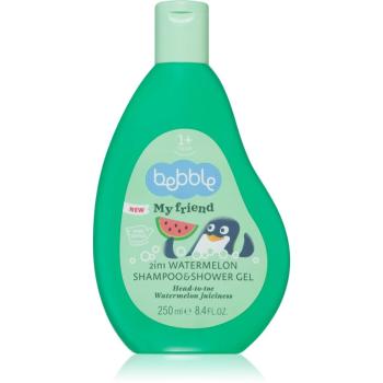 Bebble Strawberry Shampoo & Shower Gel Watermelon sampon és tusfürdő gél 2 in 1 gyermekeknek 1+ 250 ml