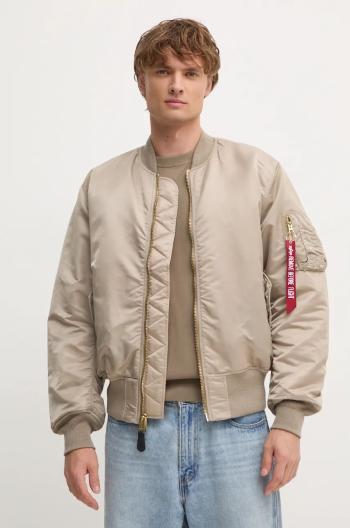 Bunda Alpha Industries pánsky, béžová farba, zimná