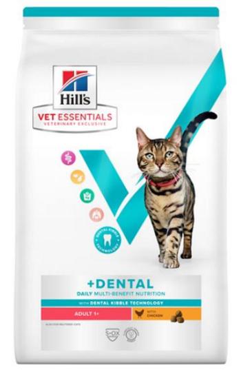 HILLS VE Feline Multi Benefit Adult Dental Chicken granule pre mačky 250g