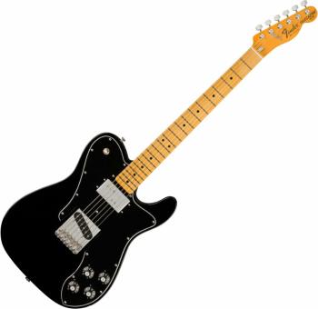 Fender American Vintage II 1977 Telecaster Custom MN Black Elektromos gitár