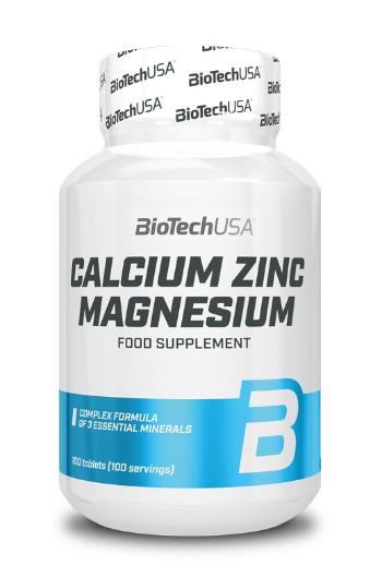 Calcium Zinc Magnesium - Biotech USA 100 tbl