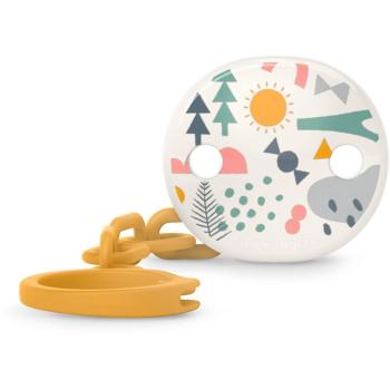 Suavinex Walk Soother Clip spona na cumlík Yellow 1 ks