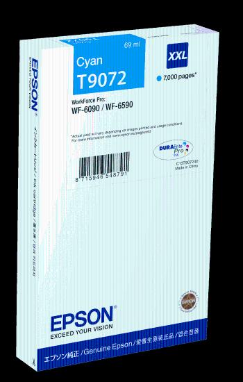 Epson T9082 XL C13T90824N azúrová (cyan) originálna cartridge