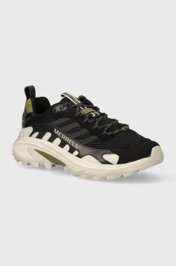 Topánky Merrell 1TRL Moab Speed 2 Vent 2K pánske, čierna farba, J005807