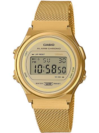 Dámske hodinky Casio Vintage 37 mm A171WEMG-9A + BOX (zd645a)