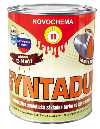 NOVOCHEMA S 2000 SYNTADUR - základná syntetická farba 840 - červenohnedá 25 kg