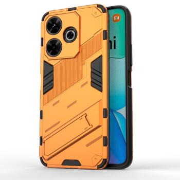 BIB Ochranný obal so stojanom pre Xiaomi Redmi 13 oranžový