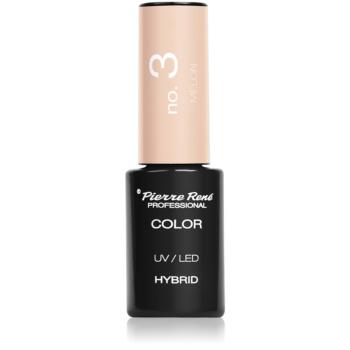 Pierre René Nails Hybrid gélový lak na nechty s použitím UV/LED lampy odtieň No. 3 Melon 6 ml