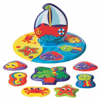 PLAYGRO Plávajúce puzzle do vane (6 m+)