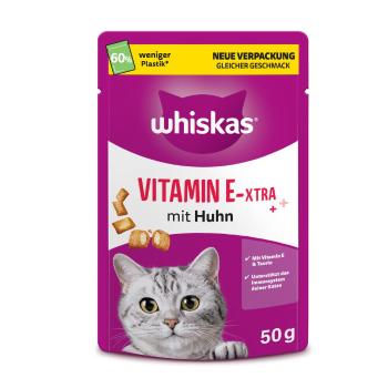 6x50g Whiskas Vitamin E-Xtra macskasnack