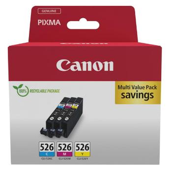 Canon originál ink CLI-526 CMY, 4541B018, CMY, multipack, farebná