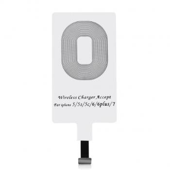 Choetech Wireless Charger Lightning adaptér pre bezdrôtové nabíjanie, biely (WP-IP)