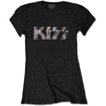 Kiss tričko Logo Čierna XXL